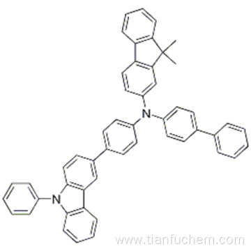 9H-Fluoren-2-aMine, N-[1,1'-biphenyl]-4-yl-9,9-diMethyl-N-[4-(9-phenyl-9H-carbazol-3-yl)phenyl]- CAS 1242056-42-3